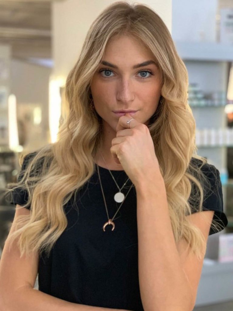 Anika Teller mit Extensions