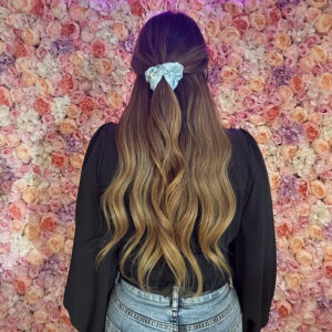 Half Bun Scrunchie Firsur 