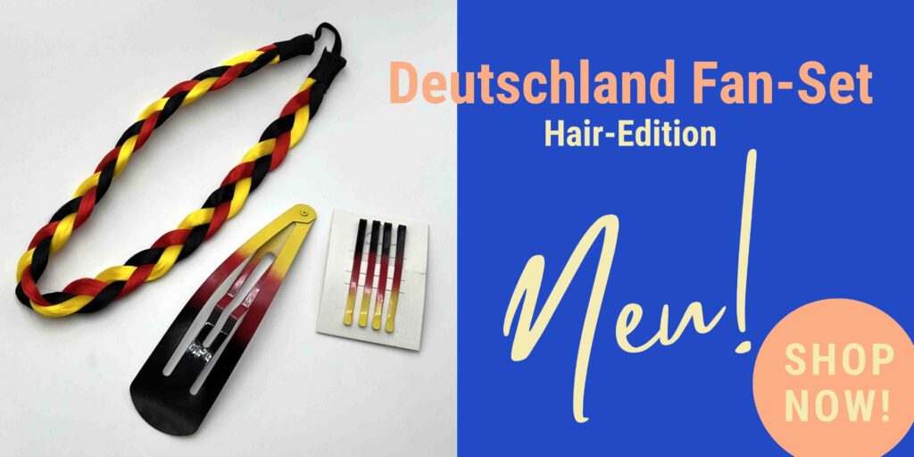 Deutschland Fan-Set Haaraccessoires