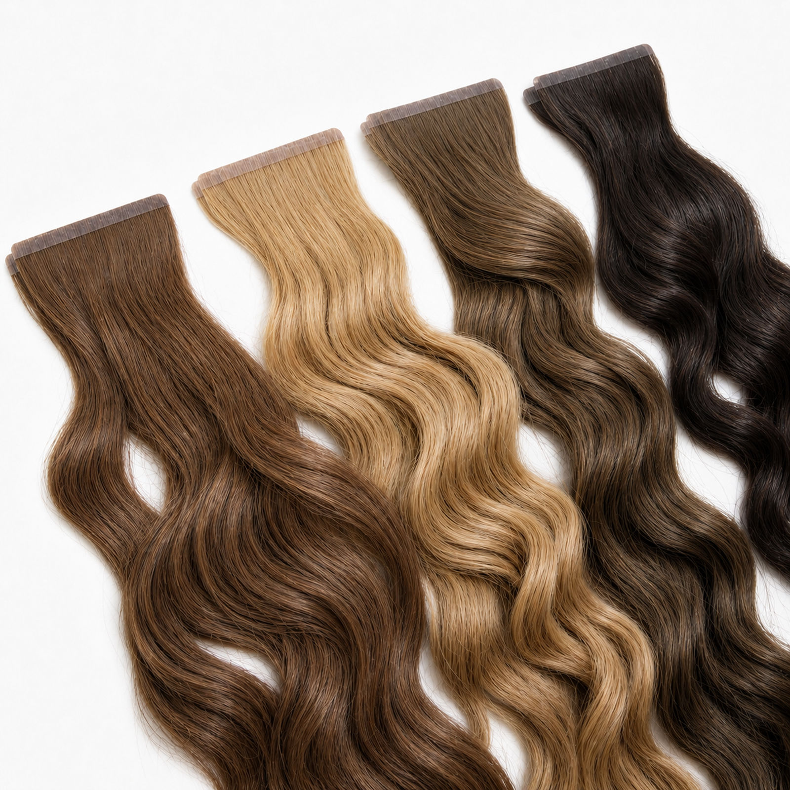 Tape Extensions gewellt Premium