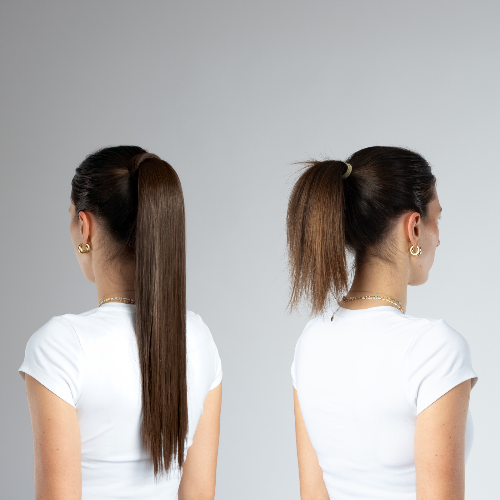 Ponytail Verlängerung hitzeresistent