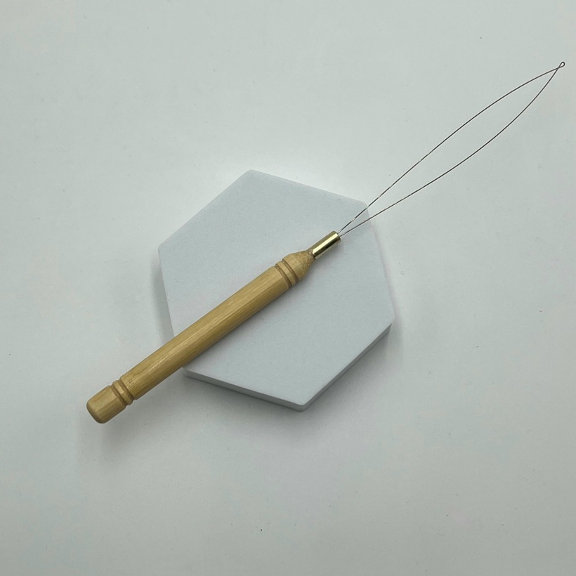 Holz Extensions Schlaufennadel (Nano-, Microring & Weft)