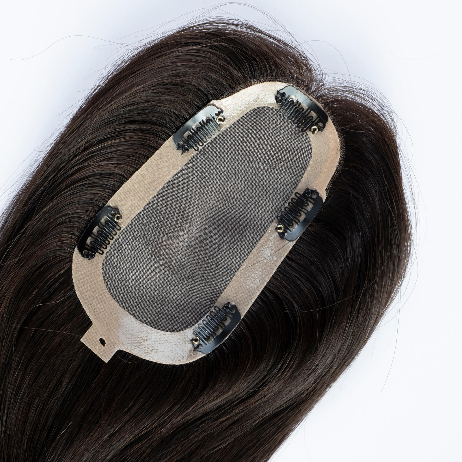 Echthaar Clip-On Hair Topper