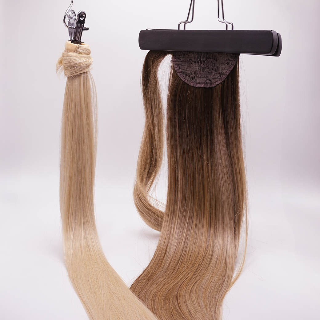 Ponytail Verlängerung hitzeresistent